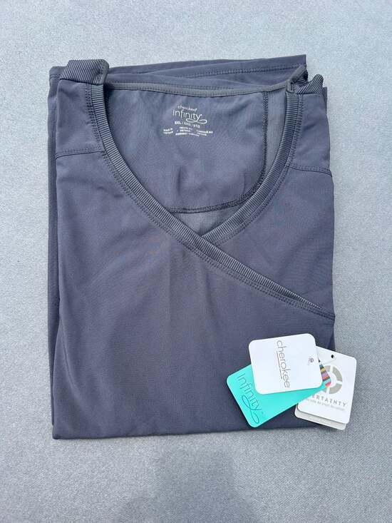 Cherokee Other - Cherokee Infinity Women's V-Neck Scrub Top 5XL Pewter